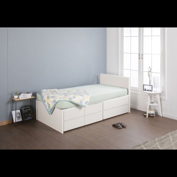 画像6: 引き出しタイプが選べるショート丈チェストベッド【Varier-s】日本製 フラットパネル