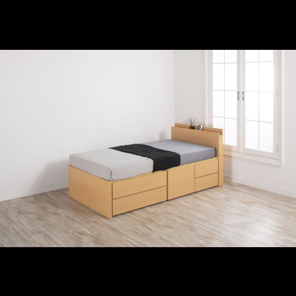 画像7: 引き出しタイプが選べるショート丈チェストベッド【Varier-s】日本製 スマート棚付き