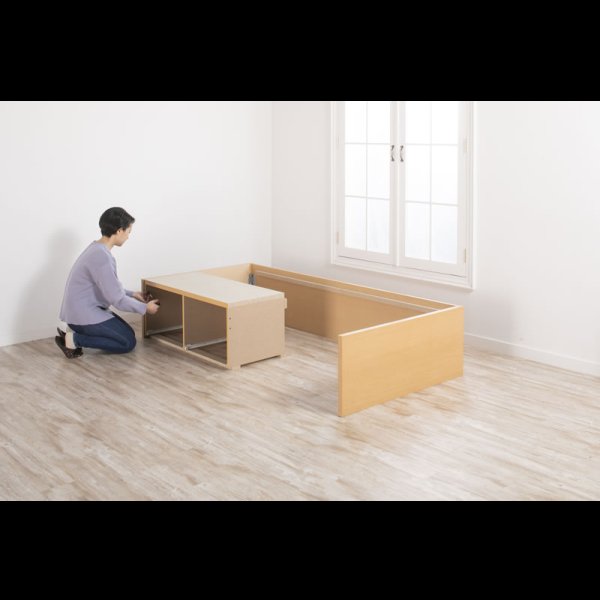 画像11: 引き出しタイプが選べるショート丈チェストベッド【Varier-s】日本製 ヘッドレス