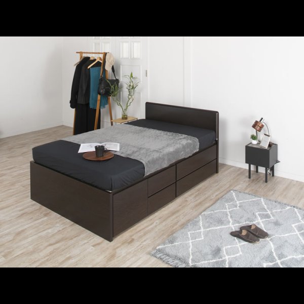 画像6: 引き出しタイプが選べるチェストベッド【Varier】日本製 フラットパネル