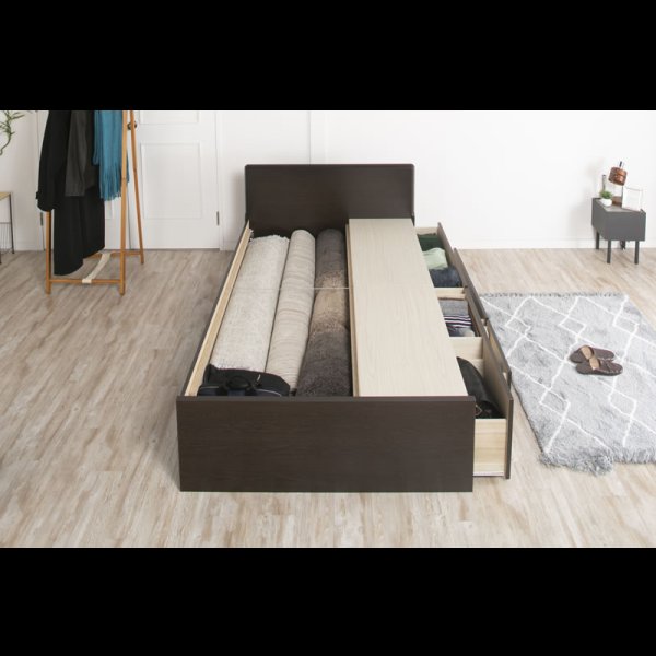 画像12: 引き出しタイプが選べるチェストベッド【Varier】日本製 フラットパネル