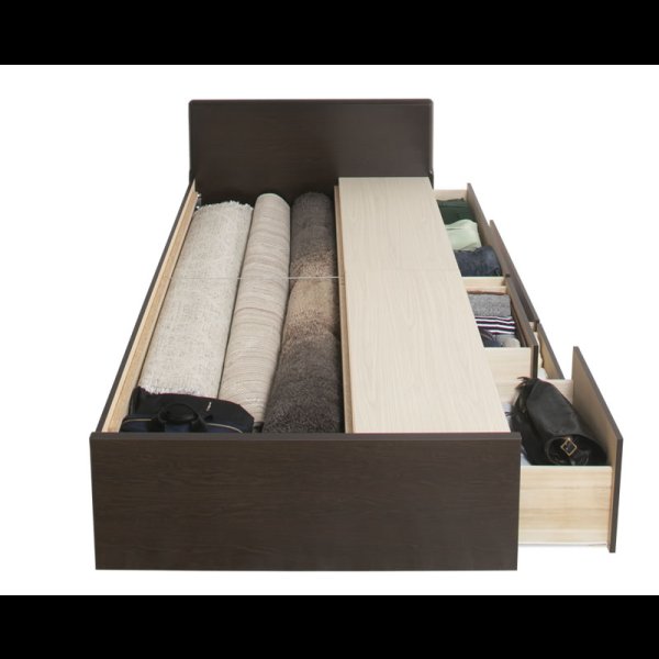 画像15: 引き出しタイプが選べるチェストベッド【Varier】日本製 フラットパネル