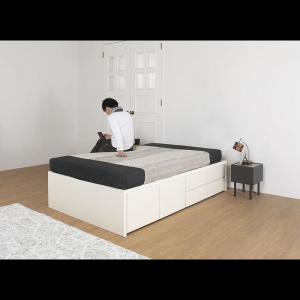 画像8: 引き出しタイプが選べるチェストベッド【Varier】日本製 ヘッドレス