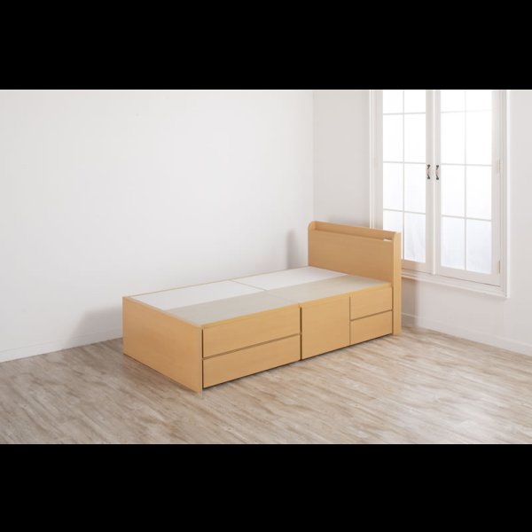 画像9: 引き出しタイプが選べるチェストベッド【Varier】日本製 スリム棚付き