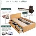 画像9: 高品質で低価格！すのこ仕様日本製大容量チェストベッド【Melanie】 開梱設置込み (9)