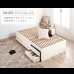 画像20: 高品質で低価格！すのこ仕様日本製大容量チェストベッド【Melanie】 開梱設置込み (20)