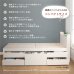 画像5: ヘッドレスも選べるすのこ仕様日本製ショート丈チェストベッド【Mildred】 開梱設置込み (5)