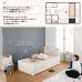 画像6: ヘッドレスも選べるすのこ仕様日本製ショート丈チェストベッド【Mildred】 開梱設置込み (6)