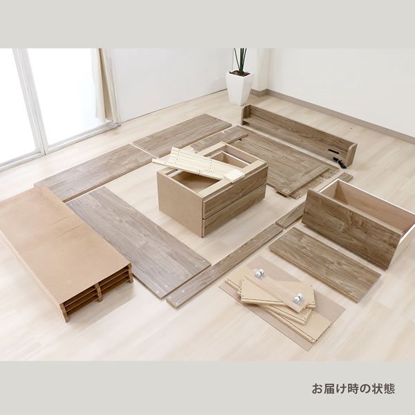 画像14: おしゃれデザイン日本製チェストベッド【Casper】