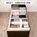 画像5: 奥行きが深い頑丈大型引き出しベッド【Deep2】日本製 角丸棚付き (5)