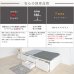 画像15: 奥行きが深い頑丈大型引き出しベッド【Deep2】日本製 角丸棚付き (15)