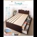 画像23: 頑丈ベッドシリーズ【Tough】タフ　日本製BOX型チェストベッド (23)