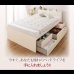 画像6: 通気性に優れた国産すのこ仕様大容量収納チェストベッド【Nicola】 (6)
