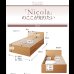 画像32: 通気性に優れた国産すのこ仕様大容量収納チェストベッド【Nicola】 (32)
