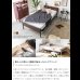 画像3: 2口コンセント棚付きバイカラーパイプベッド【Ethan】高さ2段階調整 ベッド下収納対応 (3)