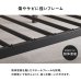 画像11: ネジ不要設計シンプルヘッドレススチールベッド【Moses】 (11)