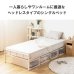 画像3: 高さ調整ができる！ヘッドレス仕様頑丈スチールベッド【Benito】 (3)