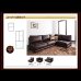 画像18: レザー仕様：フロアコーナーソファ：ルチアーノ。単品購入可能！ (18)