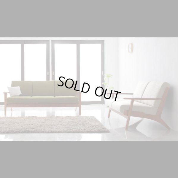 画像2: 北欧デザインおしゃれ木肘ソファ【Lulea】ルレオ