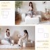 画像6: 一人暮らしでも置けるコンパクトなブークレユニットソファ3点セット【Delizia】日本製 (6)