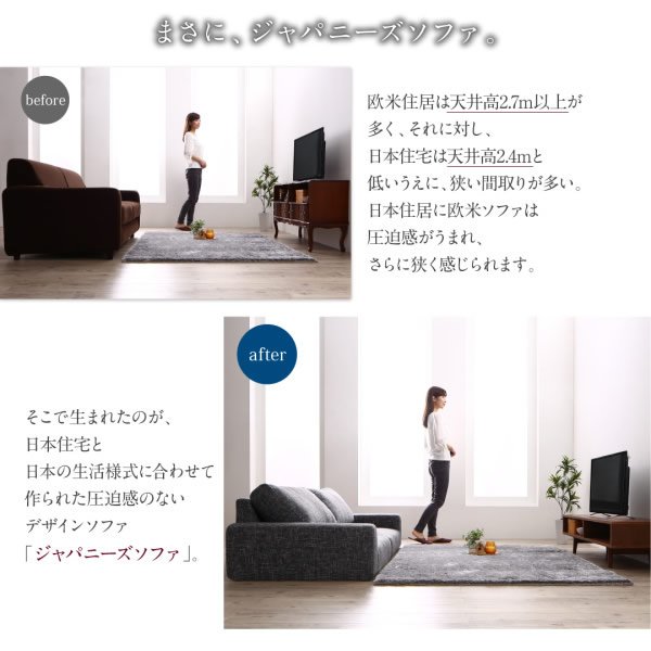 画像5: 肘幅・背もたれ高さも選べるファブリック仕様フロアソファ【Camellia】カメリア