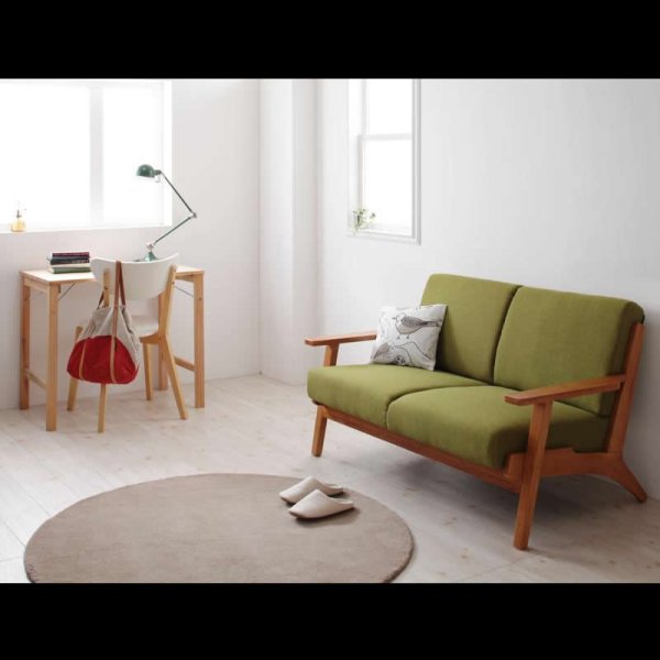 画像8: 北欧デザインおしゃれ木肘ソファ【Lulea】ルレオ