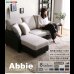 画像2: ポケットコイル入りフリースタイル３人掛けカウチソファ【Abbie】 (2)