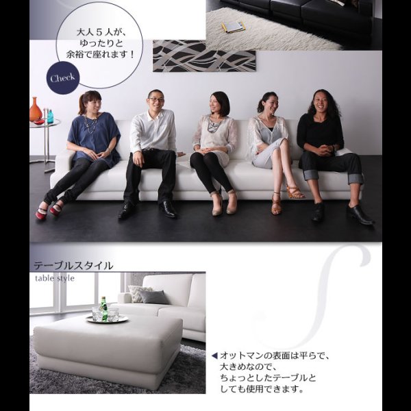 画像9: レイアウト自由!フロアカウチソファ「SQURE」スクーレ
