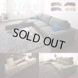 ハイバックも選べるファブリック仕様フロアコーナーソファ【Saffron】サフラン