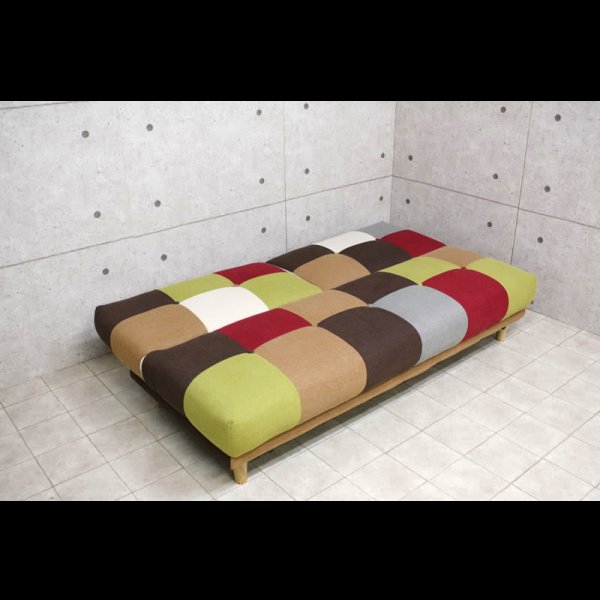画像7: おしゃれでかわいいパッチワークデザインソファベッド【Potina】ポティナ