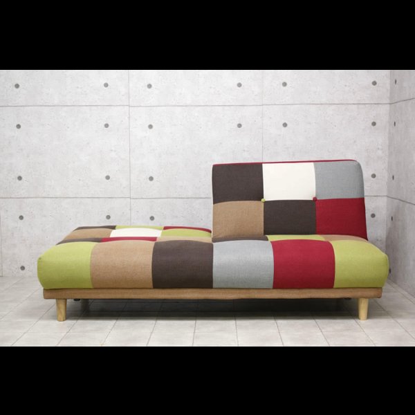 画像5: おしゃれでかわいいパッチワークデザインソファベッド【Potina】ポティナ