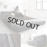 ファブリック仕様モダンデザインソファベッド 【Bonheur】ボヌール