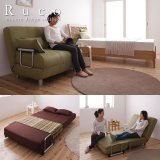 シングルサイズ　カウチソファーベッド【Ruco】ルコ