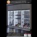 画像2: 壁面収納家具シリーズ　LED照明付きコレクションラック ワイド (2)