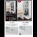 画像15: 壁面収納家具シリーズ　LED照明付きコレクションラック ワイド (15)