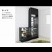 画像17: 壁面収納家具シリーズ　LED照明付きコレクションラック ワイド (17)