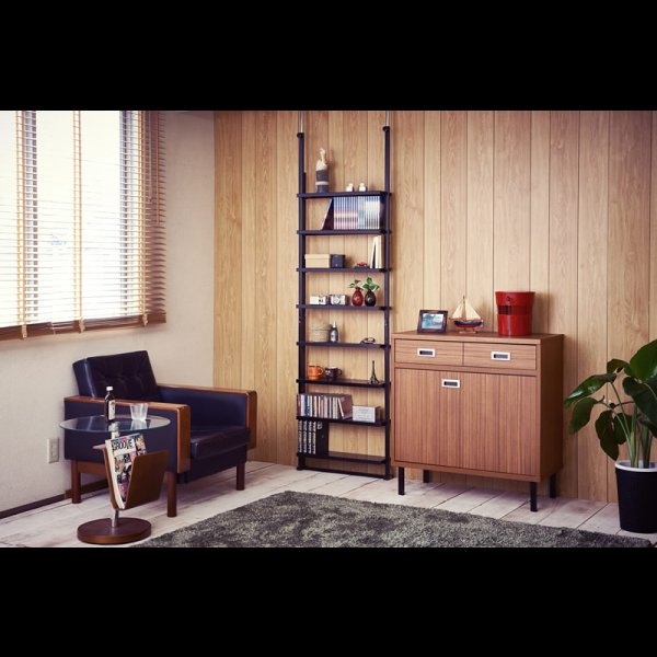 画像3: 日本製突っ張り棚　薄型オープンラック【Dorgo】