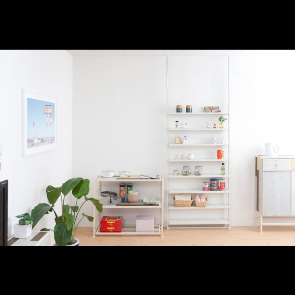 画像6: 日本製突っ張り棚　薄型オープンラック【Dorgo】