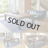 高さ調整付きウォルナット突板仕様おしゃれこたつテーブル【Jared】