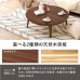 画像7: 天然木突板仕様高級感のある円形こたつテーブル【Glenda】 (7)