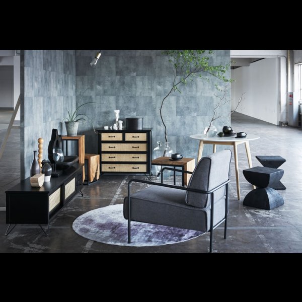 画像21: スツールにもなる！インダストリアルデザインサイドテーブル【Eckart】