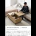 画像5: 昇降式収納＆引き出し収納付きセンターテーブル【Jordan】 (5)