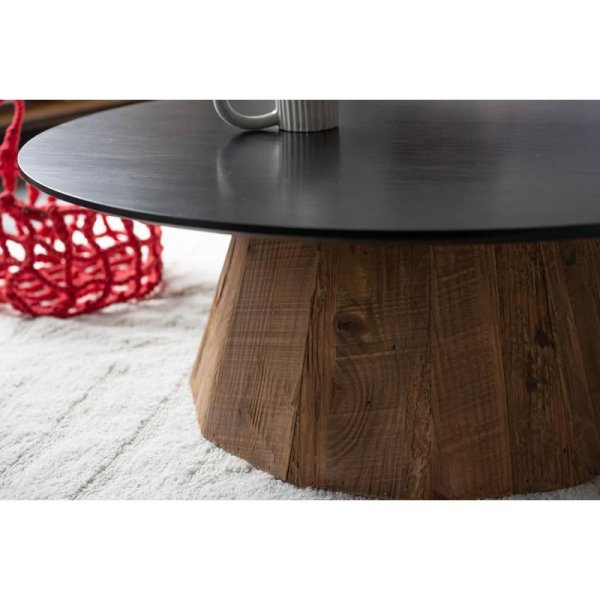 画像15: オーク×パインの組み合わせがおしゃれなラウンドテーブル【Zechariah】