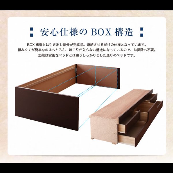 画像10: ヘッドレス仕様チェスト型畳ベッド
