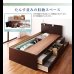 画像9: シンプル＆スリム棚付きチェスト型畳ベッド (9)