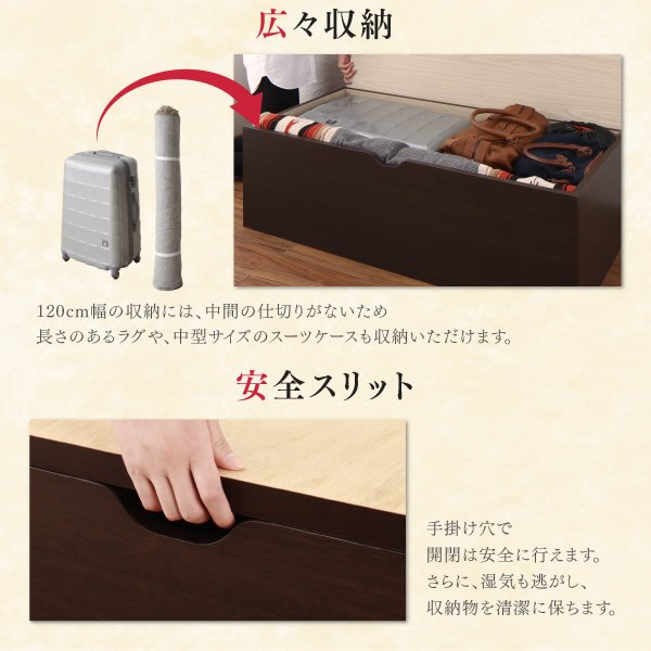 画像10: 日本製！セキスイ畳「美草」仕様床下収納庫付き畳ユニット【識季】
