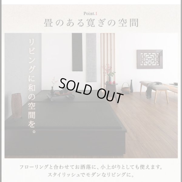 画像7: 日本製美草畳仕様：ヘッドレスデザインモダン畳ベッド【神楽】かぐら