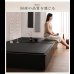 画像15: 日本製美草畳仕様：ヘッドレスデザインモダン畳ベッド【神楽】かぐら (15)