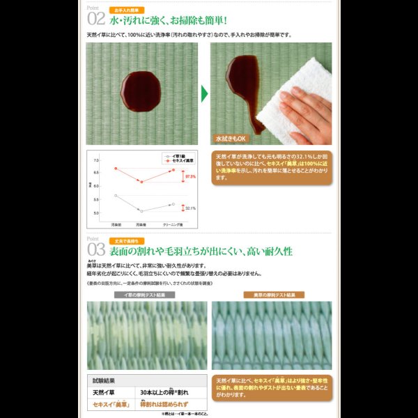 画像8: 美草仕様畳ヘッドレス跳ね上げベッド【Komero】コメロ　日本製・低ホルムアルデヒド