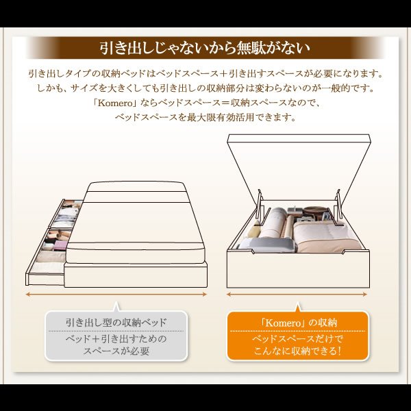 画像13: 美草仕様畳ヘッドレス跳ね上げベッド【Komero】コメロ　日本製・低ホルムアルデヒド